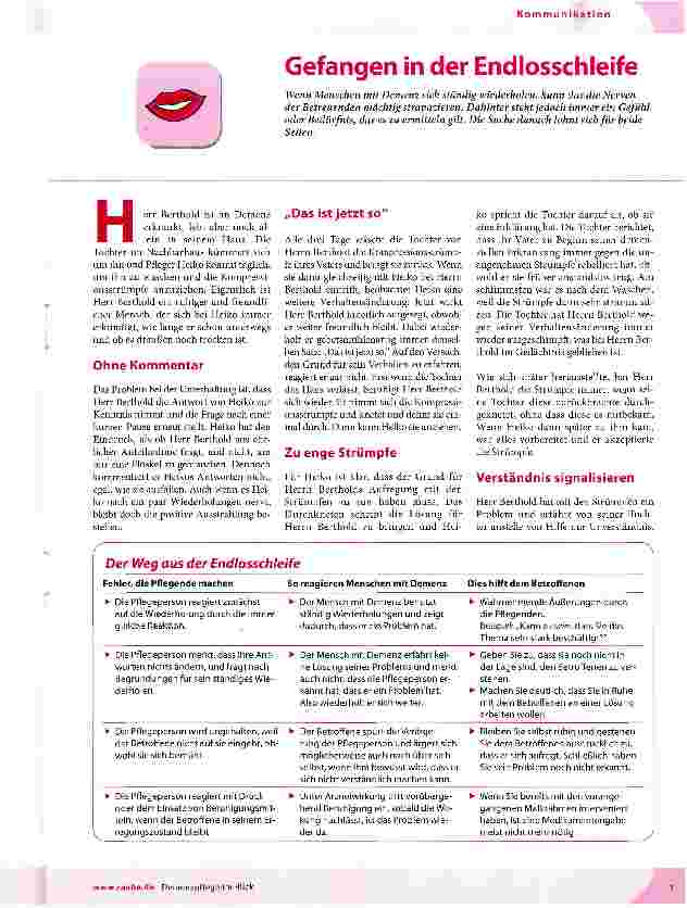 Vorschauseite 1: Gefangen in der Endlosschleife