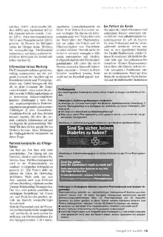 Vorschauseite 2: Welche Wege geht die Pharmakommunikation?