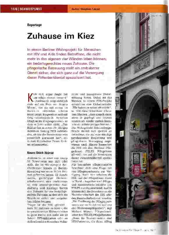 Vorschauseite 1: Zuhause im Kiez