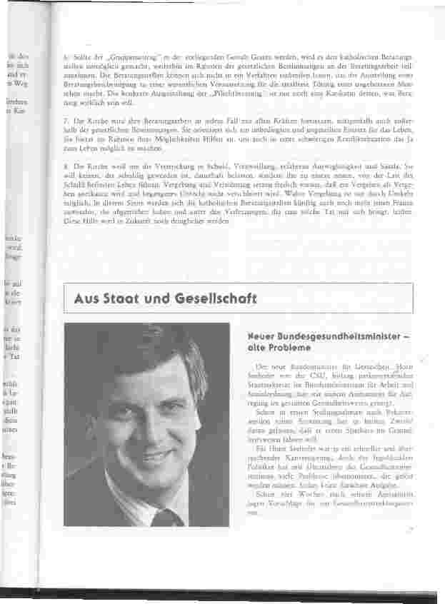 Vorschauseite 2: Zur Diskussion um die Änderung des strafrechtlichen Schutzes für das ungeborene Kind. Erklärung des Vorsitzenden der Dt. Bischofskonferenz