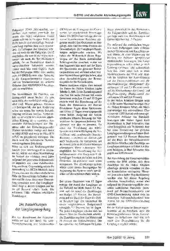 Vorschauseite 6: Gemeinsamer Vorschlag für deutsche Abrechnungsregeln