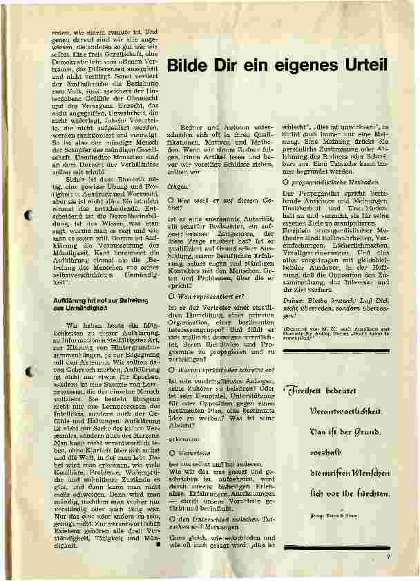 Vorschauseite 2: Mund und Mündigkeit