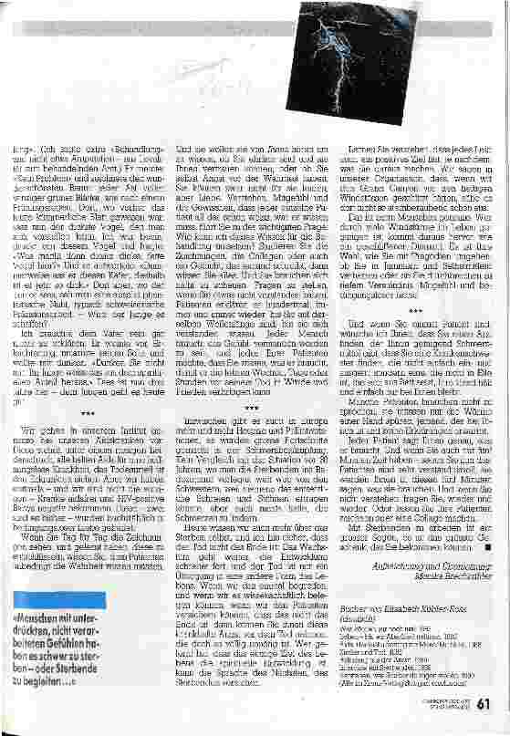 Vorschauseite 5: Mit Liebe und Wahrheit Schmerz und Leiden des Sterbendenein Vortrag