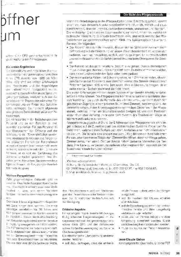 Vorschauseite 2: Dank elektronischem Türöffner mehr Bewegungsspielraum