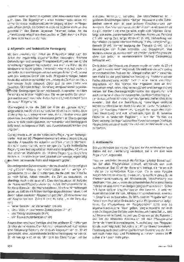 Vorschauseite 2: Zur Proplematik der ärztlichen Versorgung in Pflegeheimen