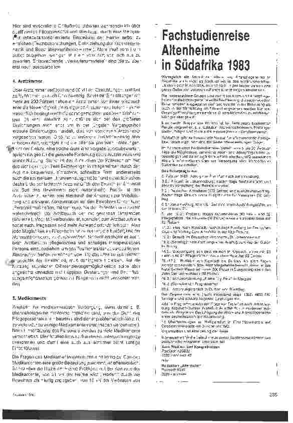 Vorschauseite 3: Zur Proplematik der ärztlichen Versorgung in Pflegeheimen