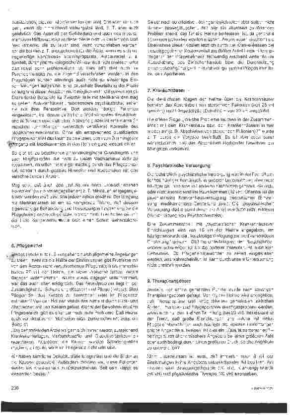 Vorschauseite 4: Zur Proplematik der ärztlichen Versorgung in Pflegeheimen