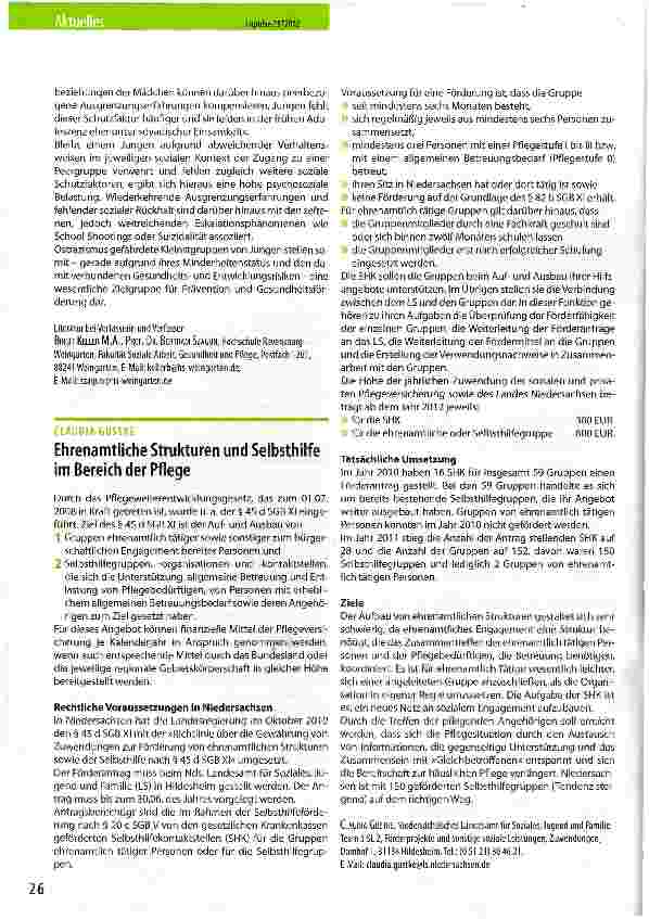 Vorschauseite 2: »Gutschein« und »Liken« in der Selbsthilfe: Soziale Netzwerke gewinnen an Bedeutung