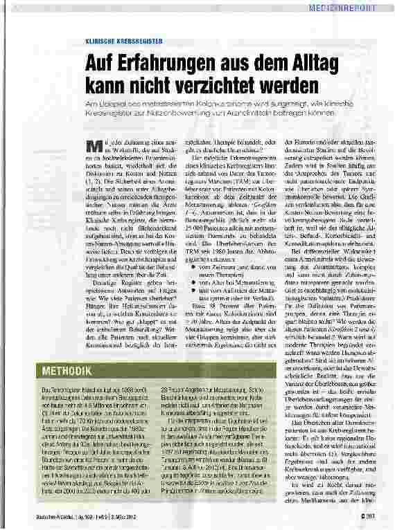 Vorschauseite 1: Auf Erfahrungen aus dem Alltag kann nicht verzichtet werden