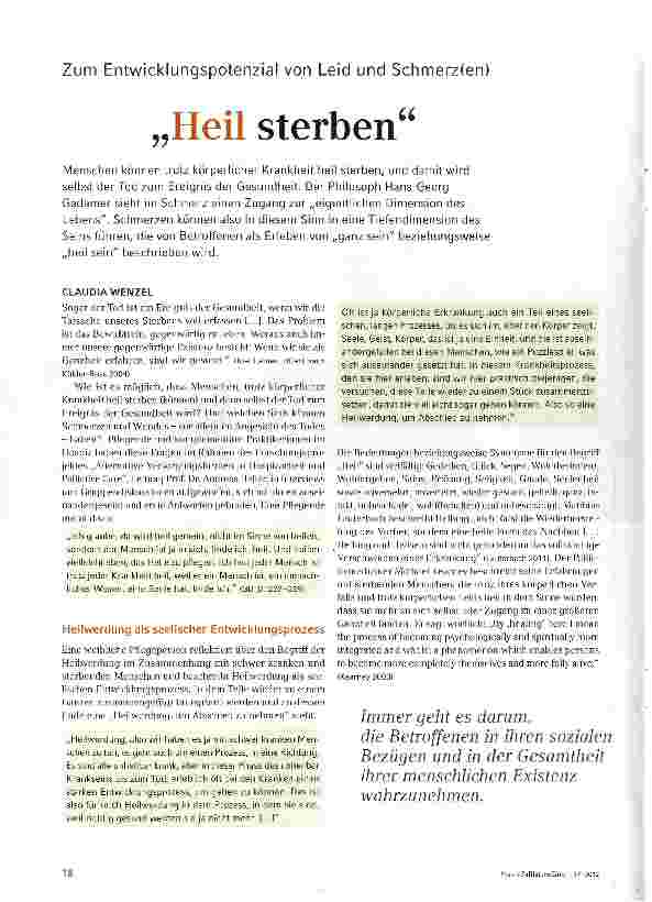 Vorschauseite 1: Heil sterben