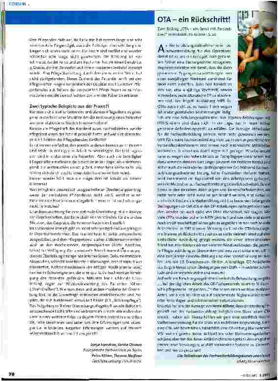 Vorschauseite 3: Brennpunkt Überleitung
