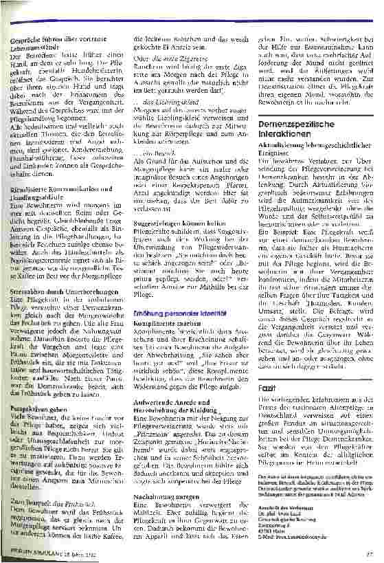 Vorschauseite 2: Was tun bei einer Pflegeverweigerung