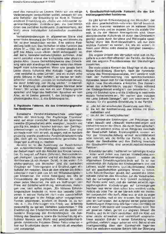 Vorschauseite 2: Der Entwicklungsbegriff in der modernen Entwicklungspsychologie