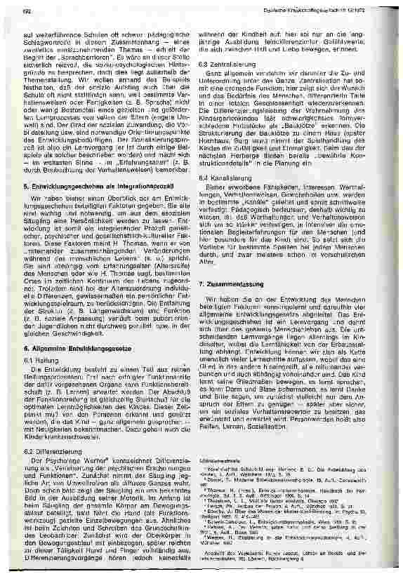 Vorschauseite 3: Der Entwicklungsbegriff in der modernen Entwicklungspsychologie