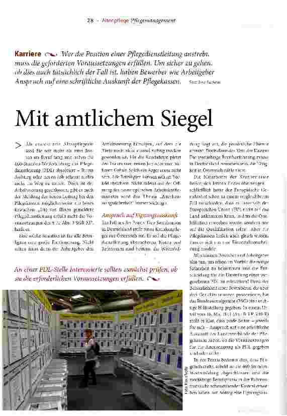 Vorschauseite 1: Mit amtlichem Siegel