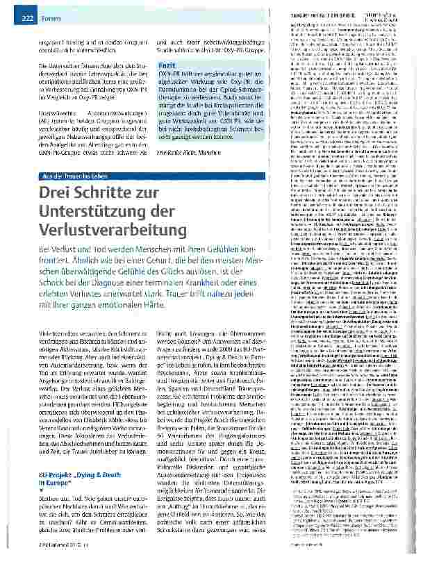 Vorschauseite 1: Drei Schritte zur Unterstützung der Verlustverarbeitung