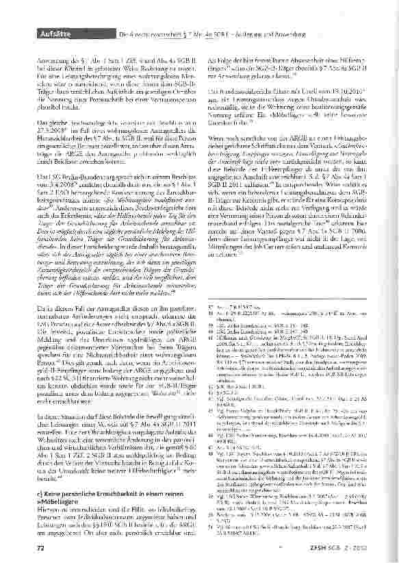 Vorschauseite 4: Die Ausschlussvorschrift §7 Abs. 4a SGB II - Auslegung und Anwendung
