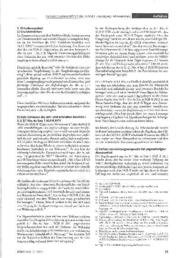 Vorschauseite 5: Die Ausschlussvorschrift §7 Abs. 4a SGB II - Auslegung und Anwendung