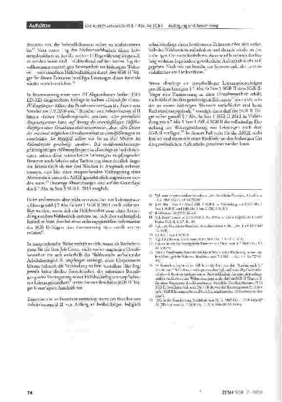 Vorschauseite 6: Die Ausschlussvorschrift §7 Abs. 4a SGB II - Auslegung und Anwendung