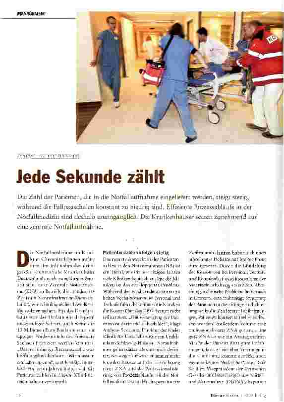 Vorschauseite 1: Jede Sekunde zählt