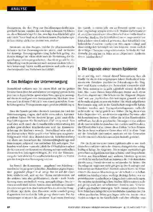 Vorschauseite 4: Häufigkeit seelischer Erkrankungen