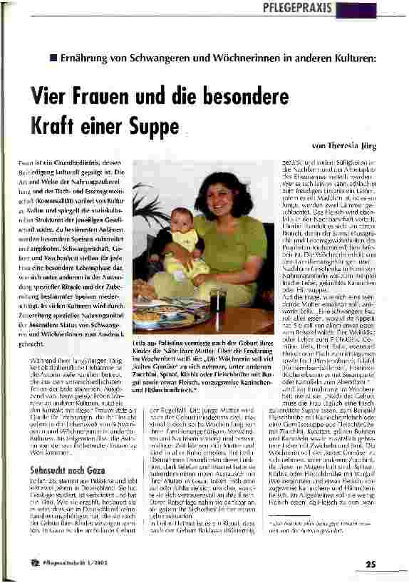 Vorschauseite 1: Vier Frauen und die besondere Kraft einer Suppe