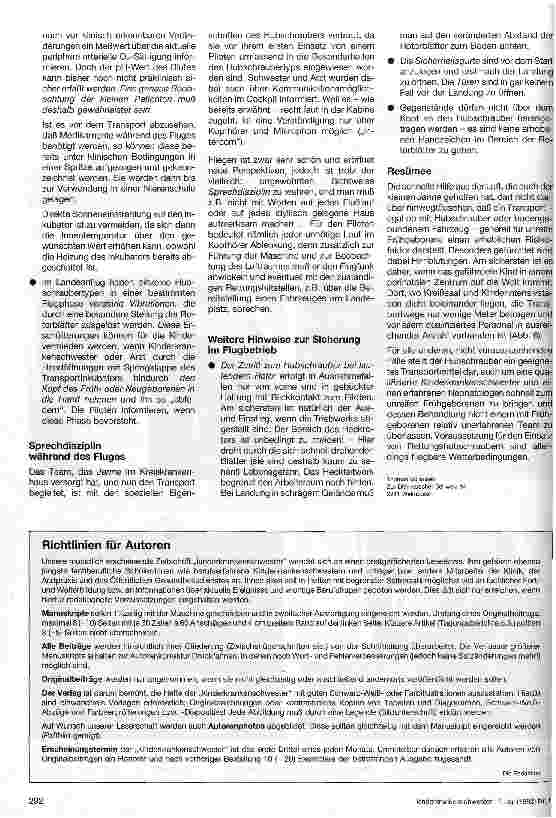 Vorschauseite 3: Schnelle Hilfe aus der Luft - auch für Frühgeborene