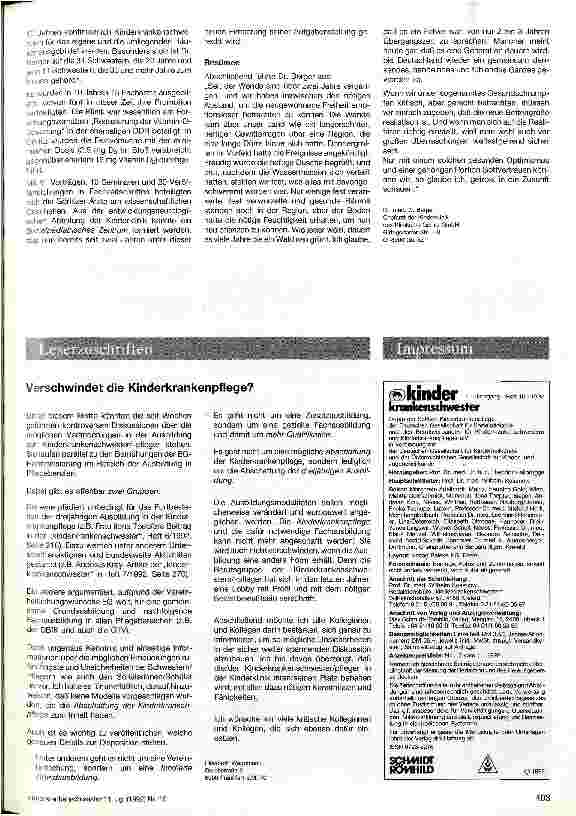 Vorschauseite 2: 20 Jahre Kinderklinik-Neubau Görlitz