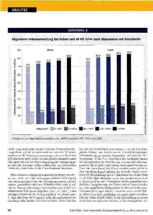 Vorschauseite 5: Gesundheitsals Gesellschaftspolitik