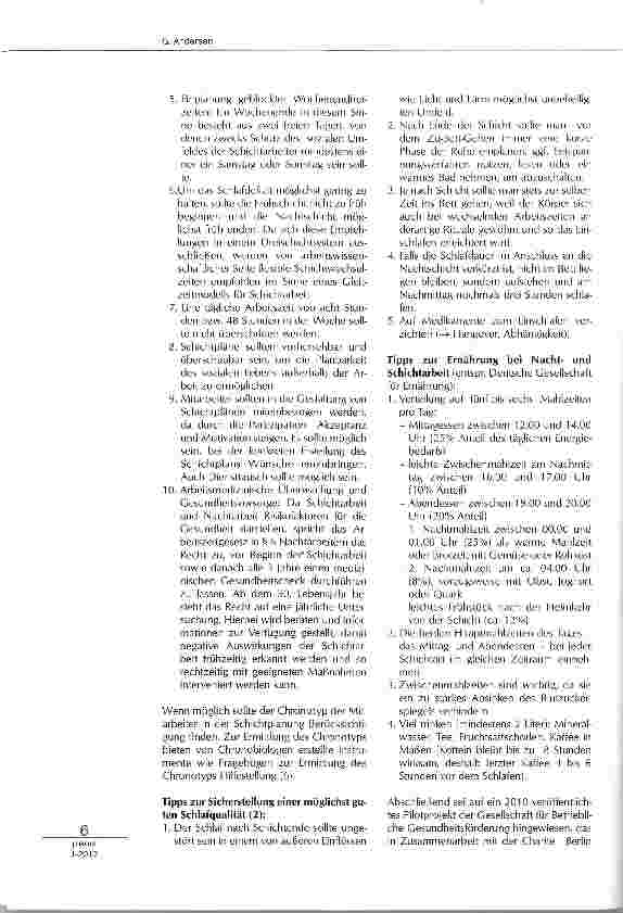 Vorschauseite 3: Macht Schichtdienst krank?