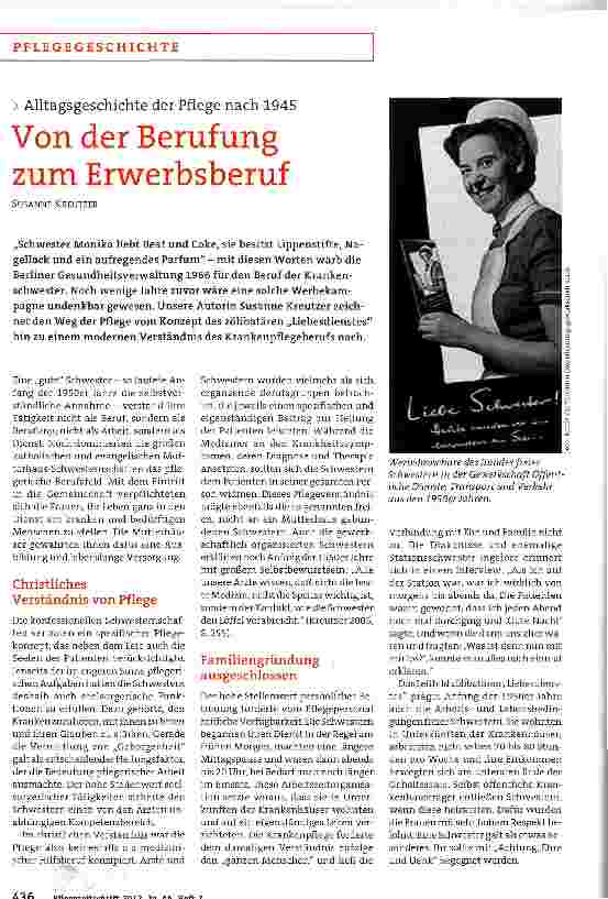 Vorschauseite 1: Von der Berufung zum Erwerbsberuf