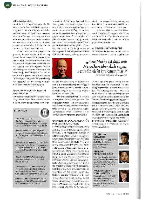 Vorschauseite 3: Hype und Königsweg: Auch für die Altenhilfe