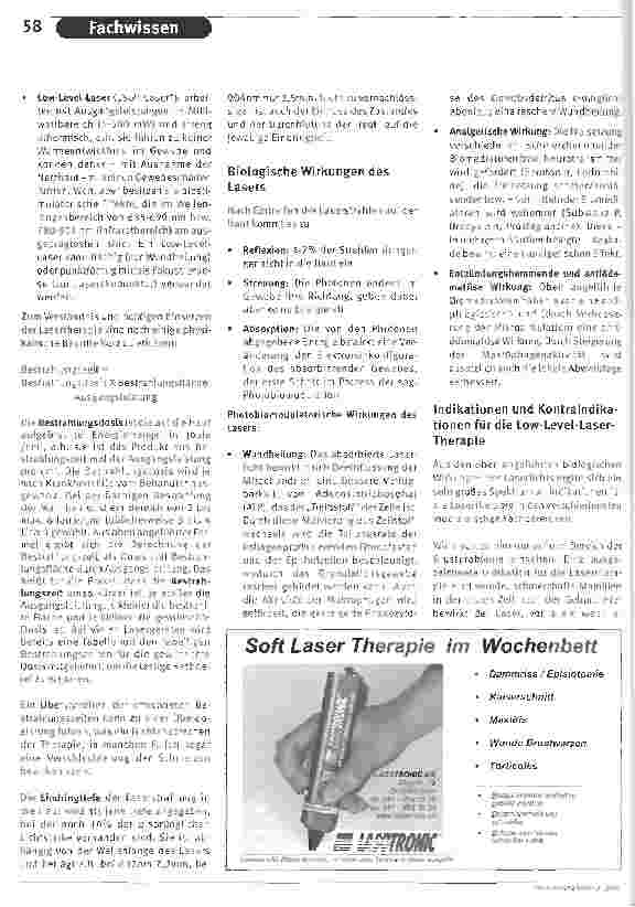 Vorschauseite 2: Lasertherapie bei wunden MamillenFacharbeit im Rahmen des VELB Ausbildungsprogrammes zur Stillund Laktationsberaterin IBCLC
