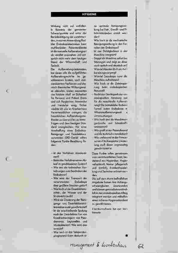 Vorschauseite 3: Desinfektion flexibler Endoskope
