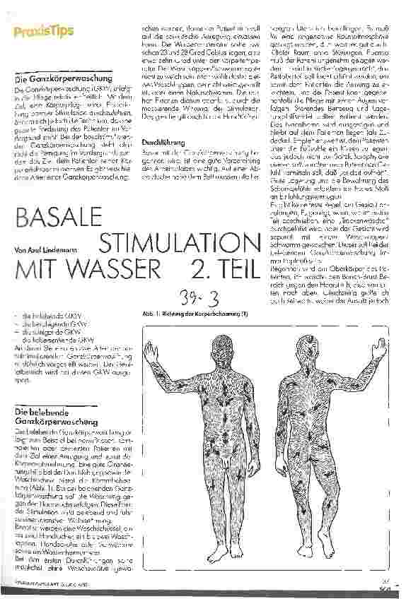 Vorschauseite 1: Basale Stimulation mit Wasser 2. Teil