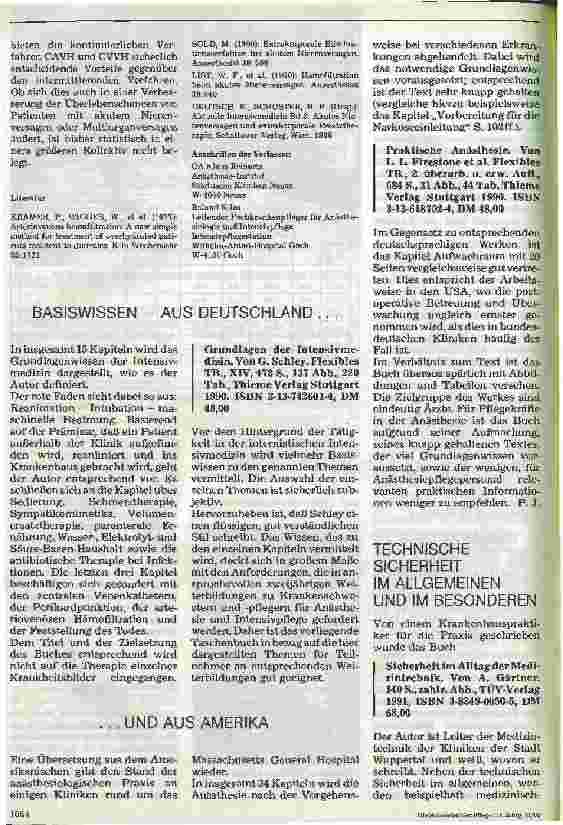 Vorschauseite 5: Die kontinuierliche Hämofiltration auf der Intensivstation
