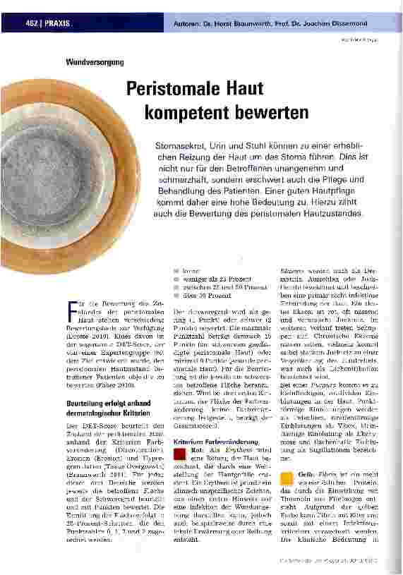 Vorschauseite 1: Peristomale Haut kompetent bewerten