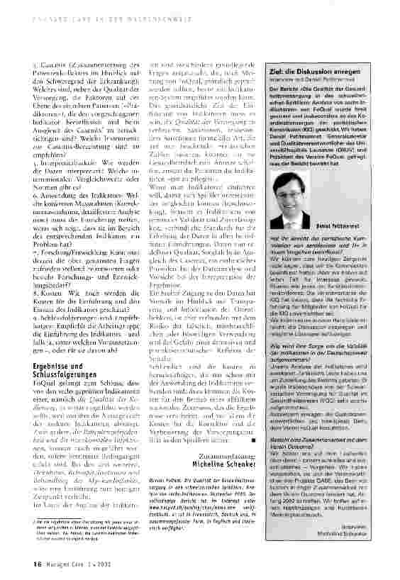 Vorschauseite 2: Die Qualität der Qualitätsmessung