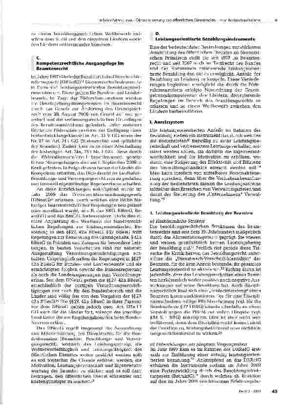 Vorschauseite 2: Ökonomisierung des öffentlichen Dienstrechts - eine Bestandsaufnahme