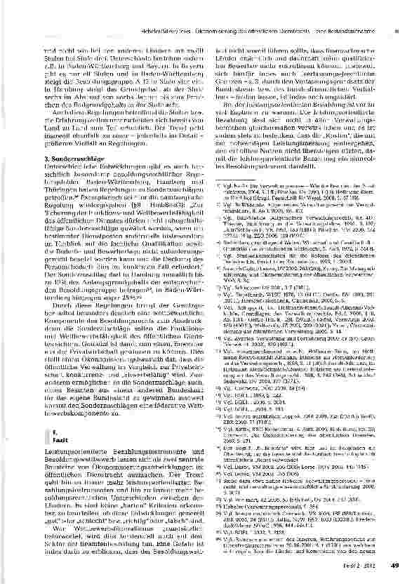 Vorschauseite 6: Ökonomisierung des öffentlichen Dienstrechts - eine Bestandsaufnahme