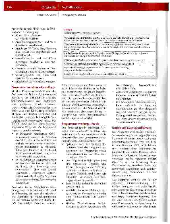 Vorschauseite 5: Das Programm ComPaS® - Erfassung und Zuweisung von Behandlungskapazitäten im Großschadensund Katastrophenfall