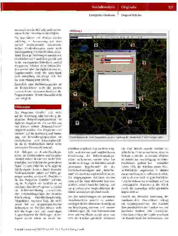 Vorschauseite 6: Das Programm ComPaS® - Erfassung und Zuweisung von Behandlungskapazitäten im Großschadensund Katastrophenfall