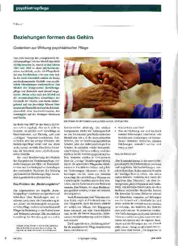 Vorschauseite 1: Beziehungen formen das Gehirn