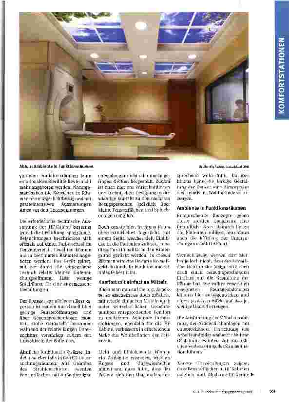 Vorschauseite 2: Komfort in CT/MRT