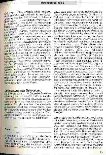 Vorschauseite 4: Prävention und Behandlung der Osteoporose