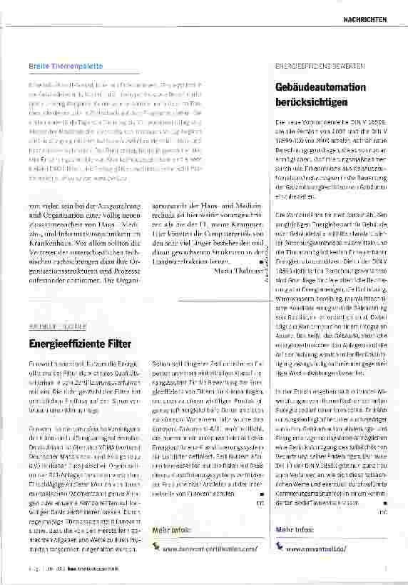 Vorschauseite 2: Krankenhaustechnik und IT