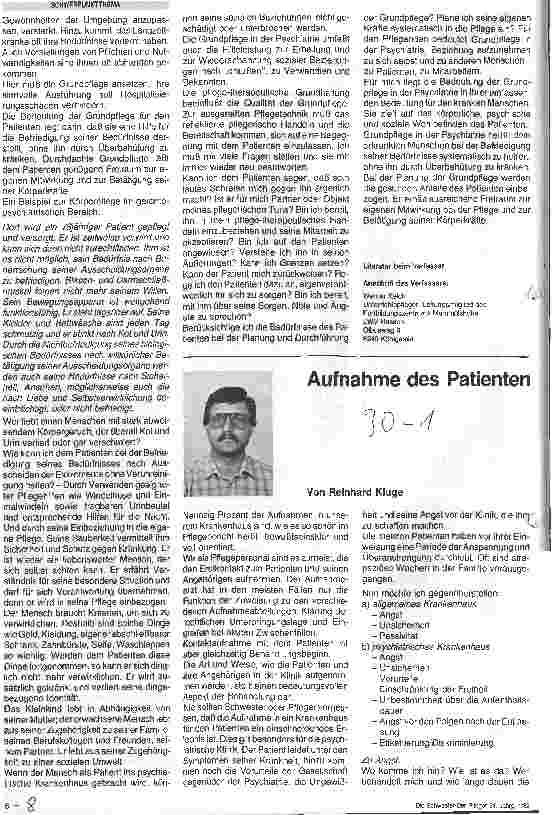 Vorschauseite 2: Bedeutung der Grundpflege in der Psychiatrie