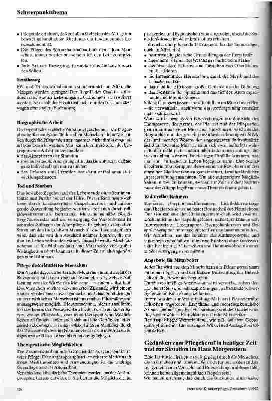 Vorschauseite 4: Zufriedenstellende Arbeit in einem Altenpflegeheim? Eine Möglichkeit im Sinne der Anthropologie