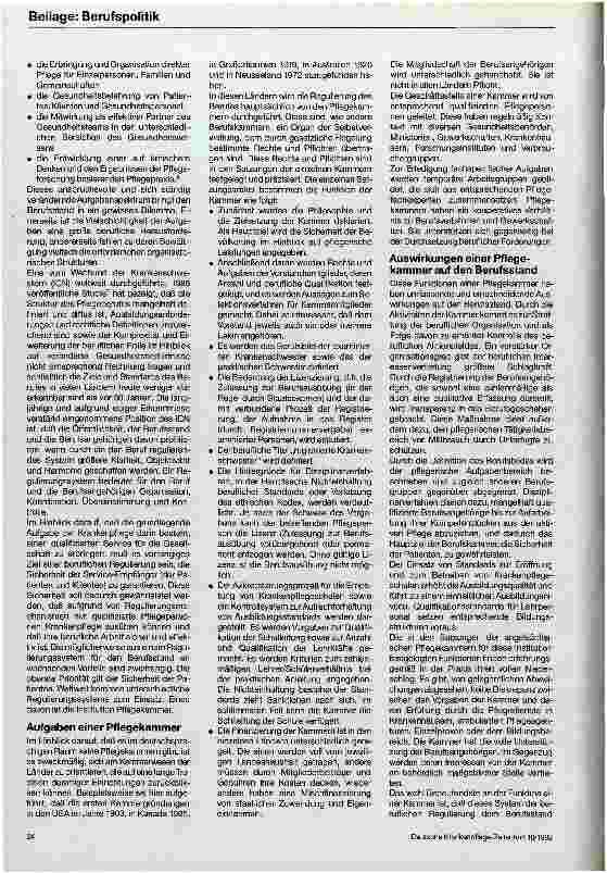 Vorschauseite 3: Pflegekammern - Instrumente der beruflichen Selbstverwaltung? Die Bedeutung der Kammern für Pflegeberufe