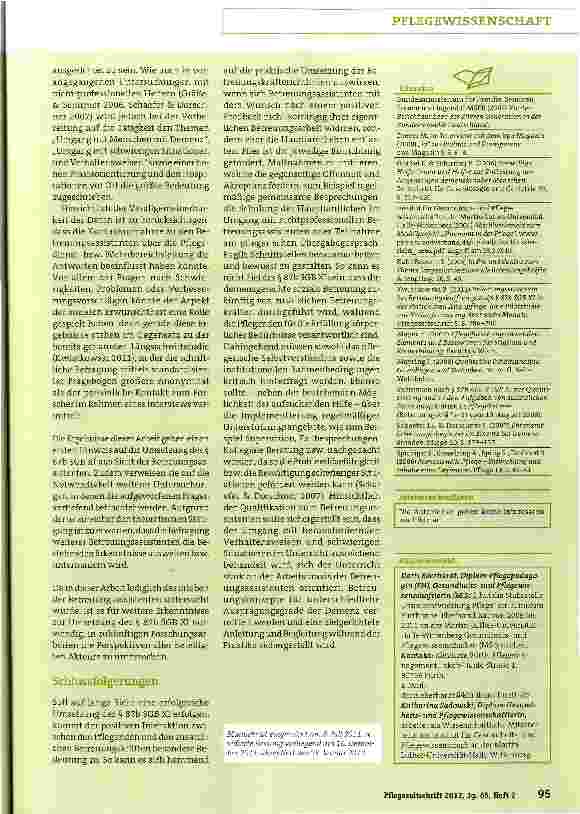 Vorschauseite 6: Umsetzung des § 87b SGB XI aus Sicht der Betreuungsassistenten